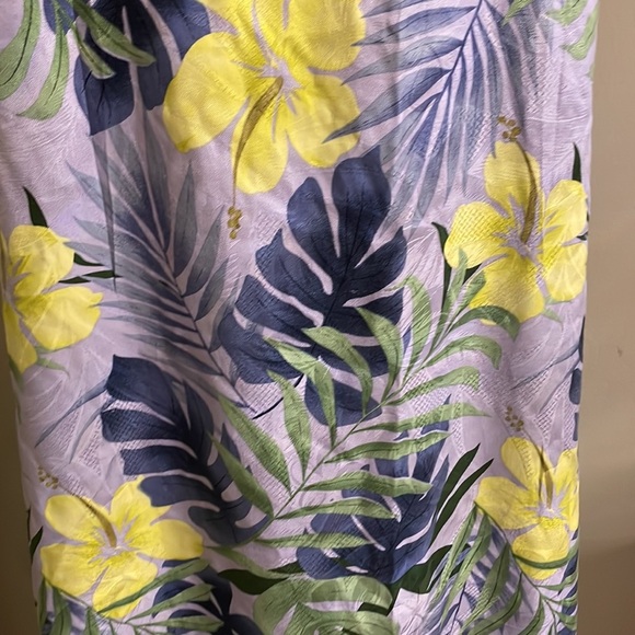 NWT TOMMY BAHAMAS women’s TROPICAL FLORAL SILK Halter Dress zip open back 16 - Picture 5 of 16